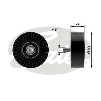 Medløberhjul, multi-V-rem T36364