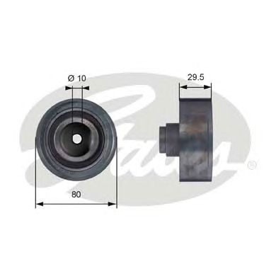 Deflection/Guide Pulley, timing belt T42050