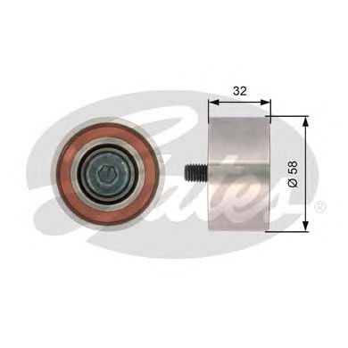 Deflection/Guide Pulley, timing belt T42141