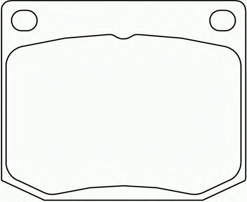 Комплект тормозных колодок, дисковый тормоз P 71 002