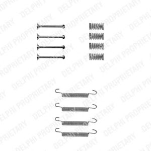 Accessory Kit, parking brake shoes LY1115
