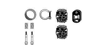 Mounting Kit, exhaust system 82 21 6861
