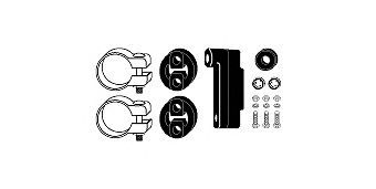 Mounting Kit, exhaust system 82 48 8001