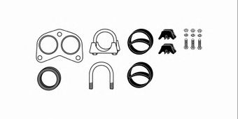 Mounting Kit, exhaust system 82 12 1801