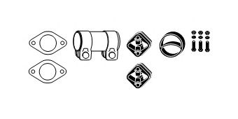 Mounting Kit, exhaust system 82 12 2276
