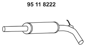 Middle Silencer 95 11 8222