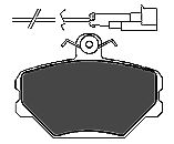 Kit de plaquettes de frein, frein à disque 6292