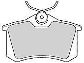 Комплект тормозных колодок, дисковый тормоз 6579