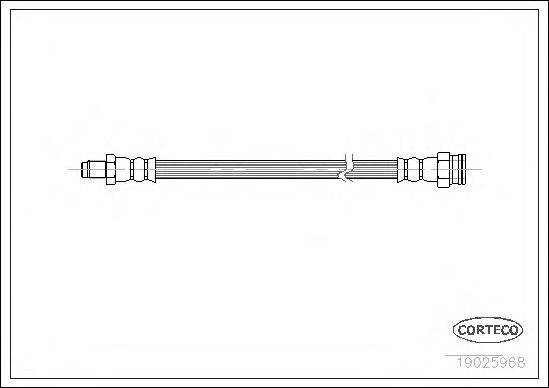 Tubo flexible de frenos 19025968
