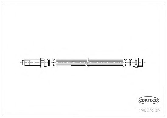 Tubo flexible de frenos 19035285