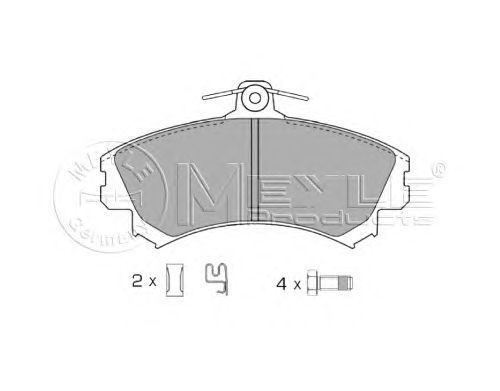 Комплект тормозных колодок, дисковый тормоз 025 219 2015