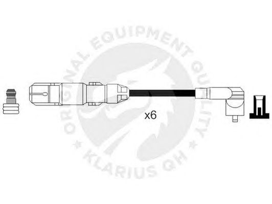 Комплект проводов зажигания XC1360