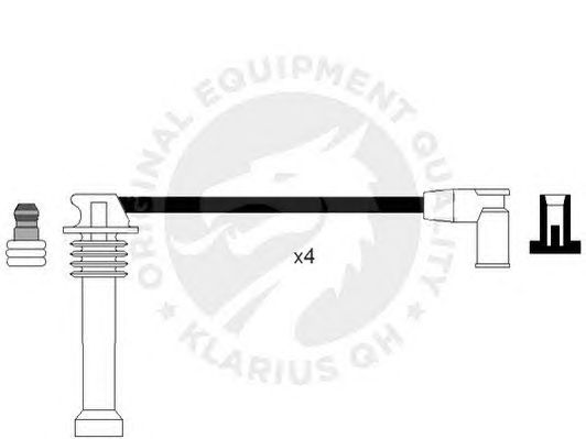 Комплект проводов зажигания XC709