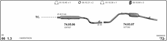 Exhaust System 586000035