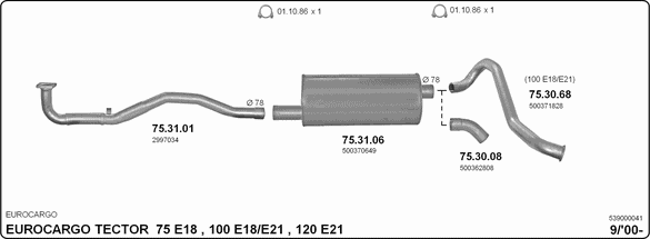 Exhaust System 539000041