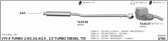 Exhaust System 586000029