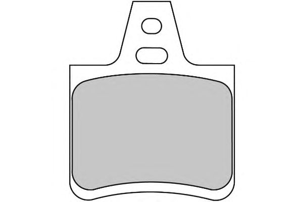 Kit de plaquettes de frein, frein à disque FD6741A