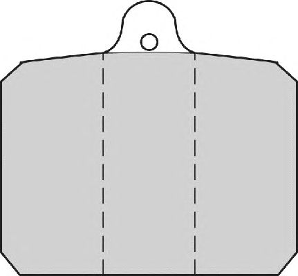 Комплект тормозных колодок, дисковый тормоз FD6331A