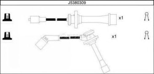 Комплект проводов зажигания J5380309