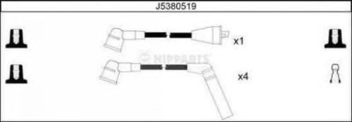 Комплект проводов зажигания J5380519