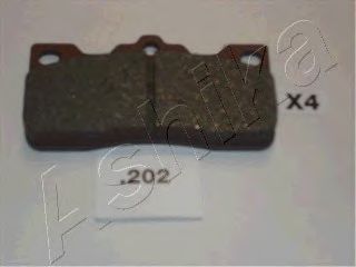 Комплект тормозных колодок, дисковый тормоз 51-02-202