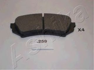 Комплект тормозных колодок, дисковый тормоз 51-02-259