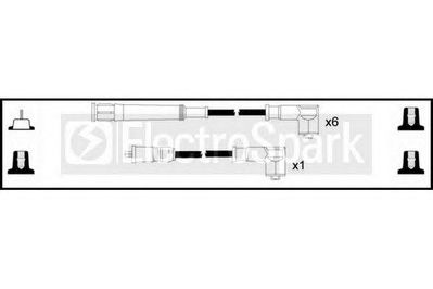 Комплект проводов зажигания OEK166