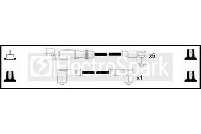 Комплект проводов зажигания OEK156