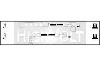 Комплект проводов зажигания OEF686