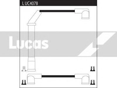 Jogo de cabos de ignição LUC4078