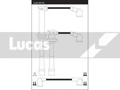 Jogo de cabos de ignição LUC4310
