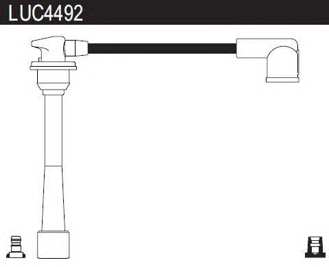 Комплект проводов зажигания LUC4492