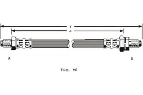 Tubo flexible de frenos 9003204