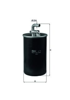 Fuel filter KL 775