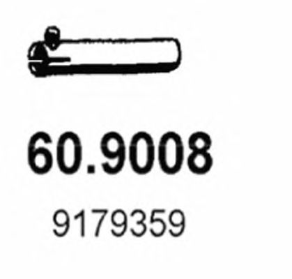 Труба выхлопного газа 60.9008