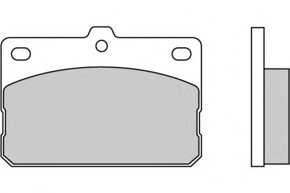 Комплект тормозных колодок, дисковый тормоз 12-0079