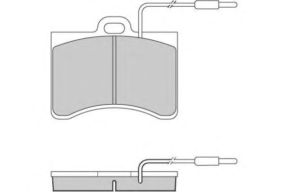 Комплект тормозных колодок, дисковый тормоз 12-0092