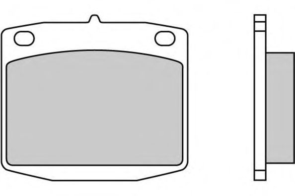 Комплект тормозных колодок, дисковый тормоз 12-0173