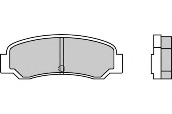 Комплект тормозных колодок, дисковый тормоз 12-0300