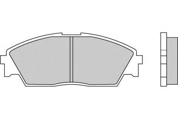 Комплект тормозных колодок, дисковый тормоз 12-0350