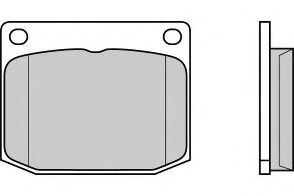 Комплект тормозных колодок, дисковый тормоз 12-0594