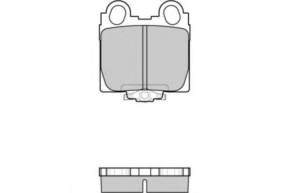 Комплект тормозных колодок, дисковый тормоз 12-0962
