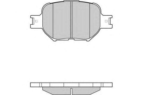 Комплект тормозных колодок, дисковый тормоз 12-0963