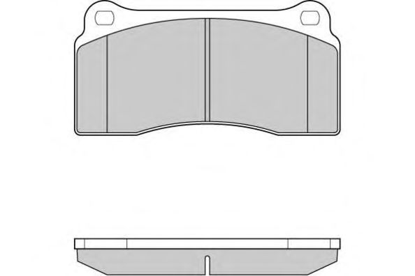 Комплект тормозных колодок, дисковый тормоз 12-1153