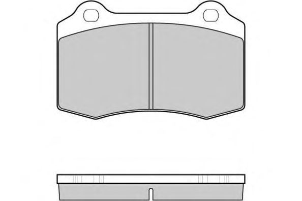 Комплект тормозных колодок, дисковый тормоз 12-1155