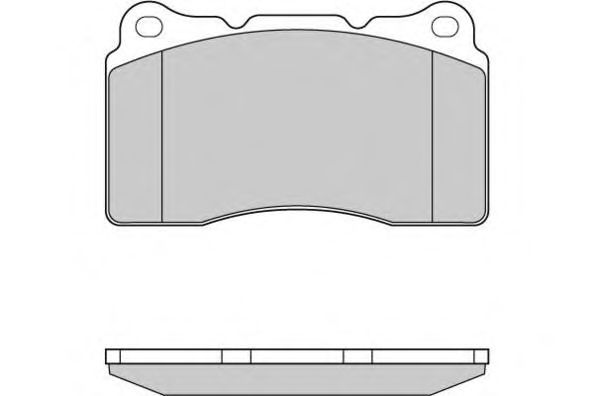 Комплект тормозных колодок, дисковый тормоз 12-1167