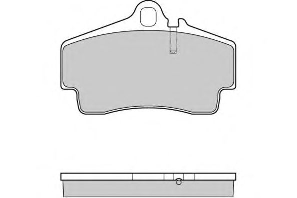 Комплект тормозных колодок, дисковый тормоз 12-1176