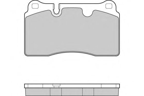 Kit de plaquettes de frein, frein à disque 12-1289