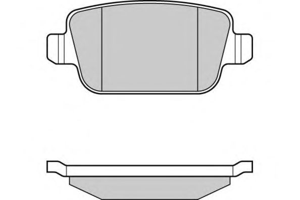 Комплект тормозных колодок, дисковый тормоз 12-1300