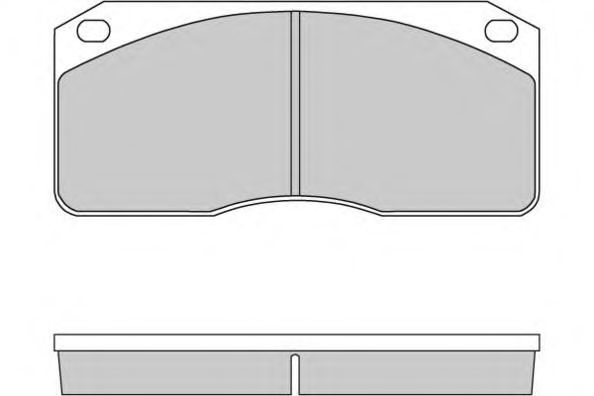 Комплект тормозных колодок, дисковый тормоз 12-5238